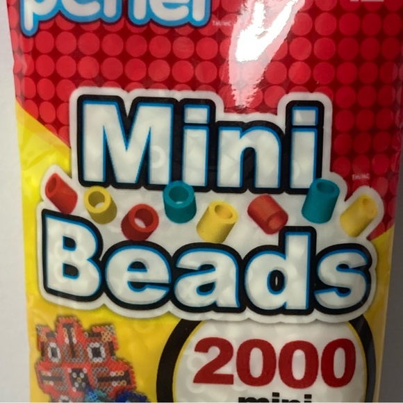 Perler Creme Mini Beads 15 Packs (2000 Beads per Pack) Small Cream Craft - Picture 3 of 16